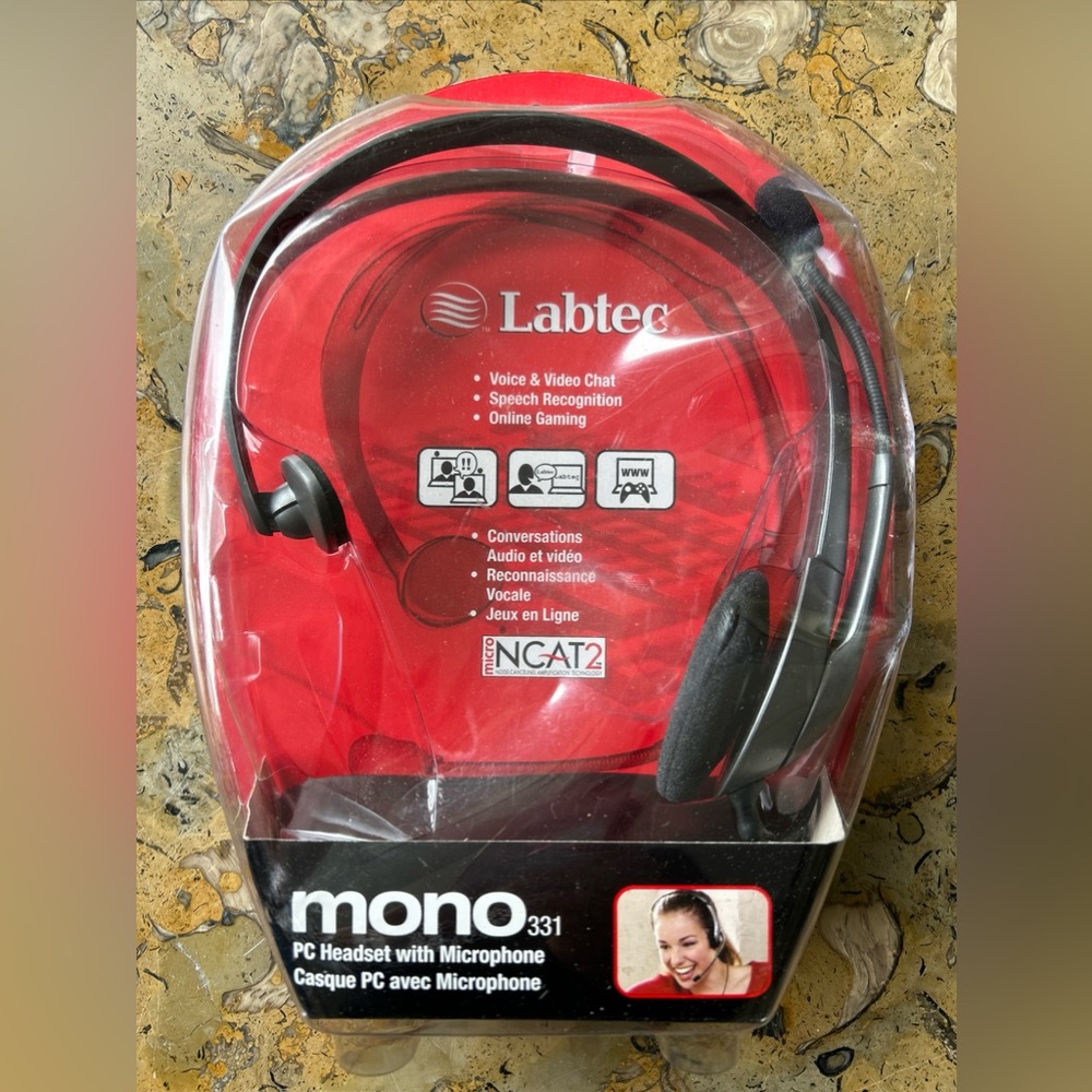 Labtec Axis-342 Stereo Headset w/ Microphone